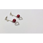 Dangle Heart Earrings