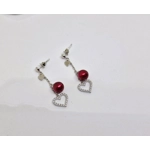 Dangle Heart Earrings