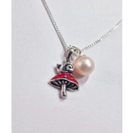 Snail's Perch Toadstool Pendant