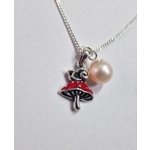 Snail's Perch Toadstool Pendant