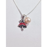 Snail's Perch Toadstool Pendant