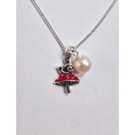 Snail's Perch Toadstool Pendant