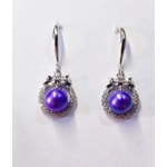 Wreath Clear Sparkle Earrings