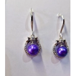 Wreath Clear Sparkle Earrings