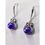 Wreath Clear Sparkle Earrings