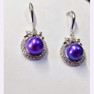 Wreath Clear Sparkle Earrings