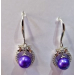 Wreath Clear Sparkle Earrings