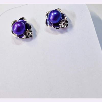 Flower Bunch Stud Earrings