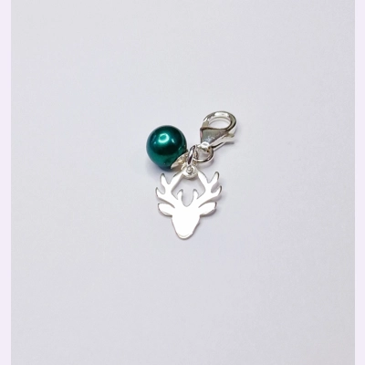 Stag Head Charm