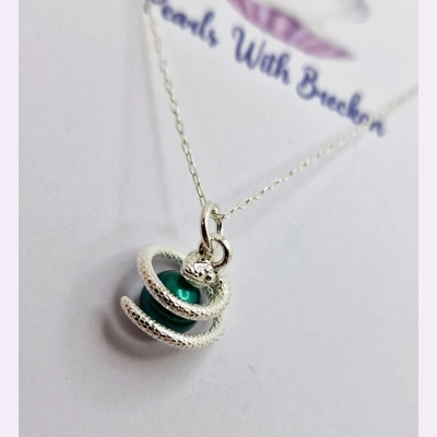 Coiled Snake Pendant