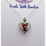 Delicate Love Cage Pendant