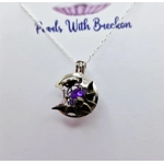 Bats Circling Cage Pendant