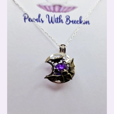 Bats Circling Cage Pendant