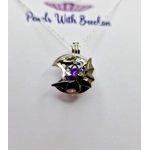 Bats Circling Cage Pendant