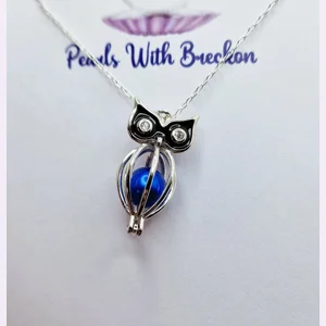 Masked Owl Cage Pendant