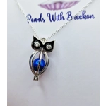 Masked Owl Cage Pendant