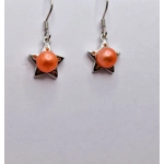 Spotted Star Earrings