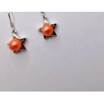 Spotted Star Earrings