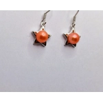 Spotted Star Earrings