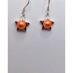 Spotted Star Earrings