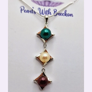 Spotted Diamond Pendant