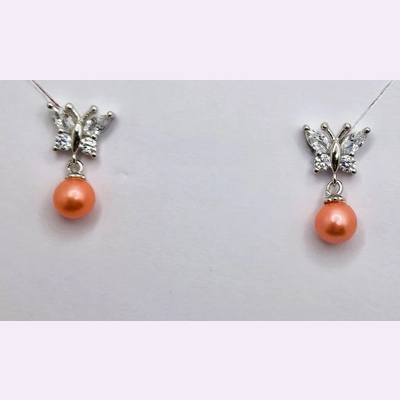 Crystal Wing Earrings