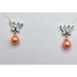 Crystal Wing Earrings