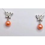 Crystal Wing Earrings