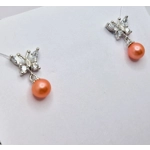 Crystal Wing Earrings