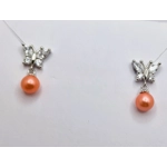 Crystal Wing Earrings