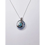 Blue Wave Cage Pendant