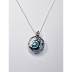 Blue Wave Cage Pendant