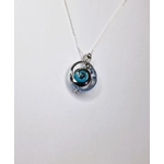Blue Wave Cage Pendant