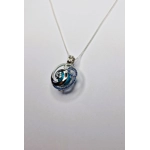 Blue Wave Cage Pendant