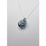 Blue Wave Cage Pendant