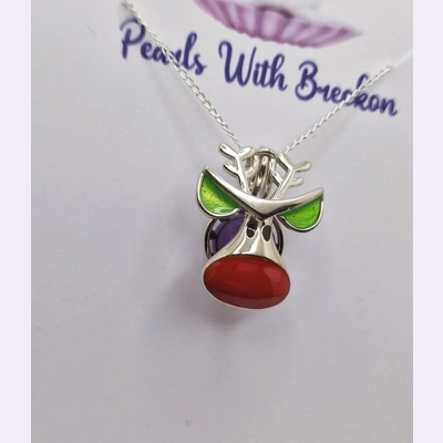 Big Nosed Reindeer Cage Pendant