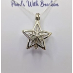 Snowflake Star Cage Pendant
