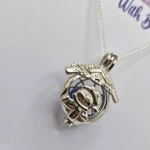 Snowman's Hut Cage Pendant