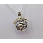 Snowman's Hut Cage Pendant