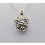 Snowman's Hut Cage Pendant