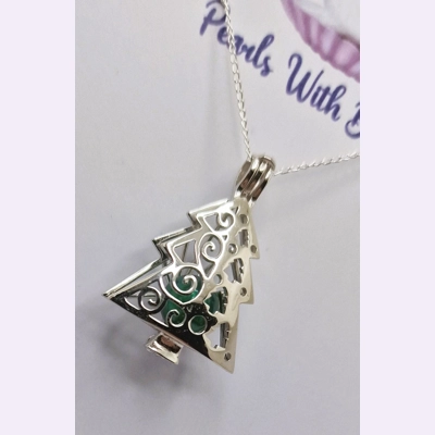 Sally's Christmas Tree Cage Pendant