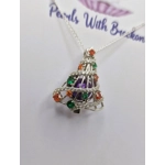 Decorated Christmas Cage Pendant