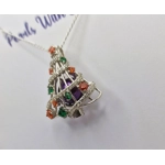 Decorated Christmas Cage Pendant