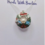 Wreath Of Christmas Cage Pendant