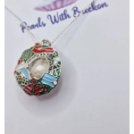 Wreath Of Christmas Cage Pendant