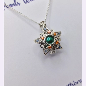 Poinsettia Cage Pendant