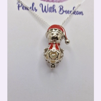 Snowman's Party Cage Pendant