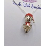 Snowman's Party Cage Pendant