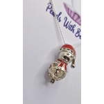 Snowman's Party Cage Pendant