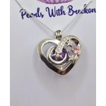 Shooting Star Heart Cage Pendant